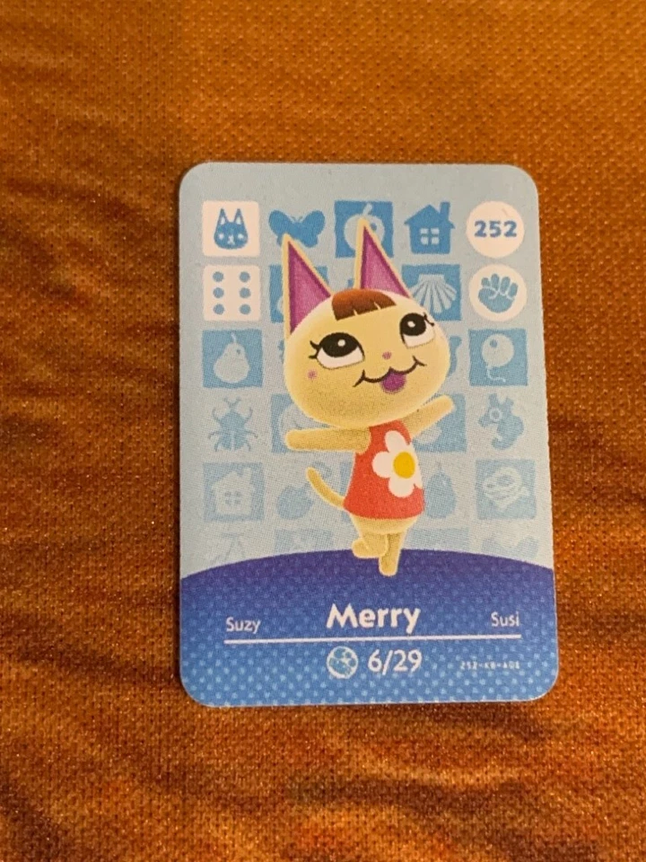 MARKENLOS Animal Crossing New Horizons Mini NFC Karte Merry
