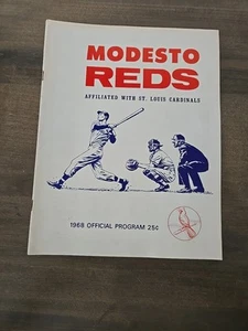 1968 MODESTO REDS PROGRAM.  - Picture 1 of 7
