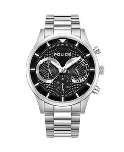 POLICE Men Analog Quartz Casual Watch Classic Dress Black Dial Waterproof Round - Picture 1 of 7