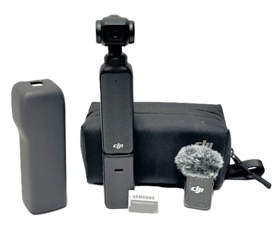DJI Osmo Pocket 3 Creator Combo w/Battery Handle, DJI Mic 2 & 128GB microSD Card - Image 1 of 4