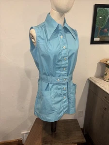 Original 60er Jahre Damen ärmelloses Top WOW!!! das ding ist so cool - Bild 1 von 16
