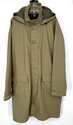 Helly Hansen мужской размер XL зеленый Impertech длинный водонепроницаемый плащ с покрытием snap - Изображение 1 из 4