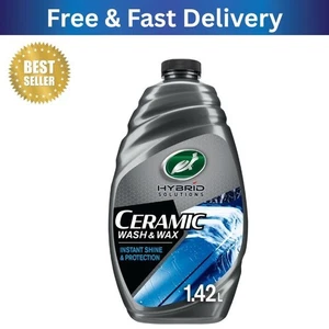NEW Turtle Wax Hybrid Solutions Ceramic Wash & Wax Car Shampoo 1.42 53340 UK - Picture 1 of 8