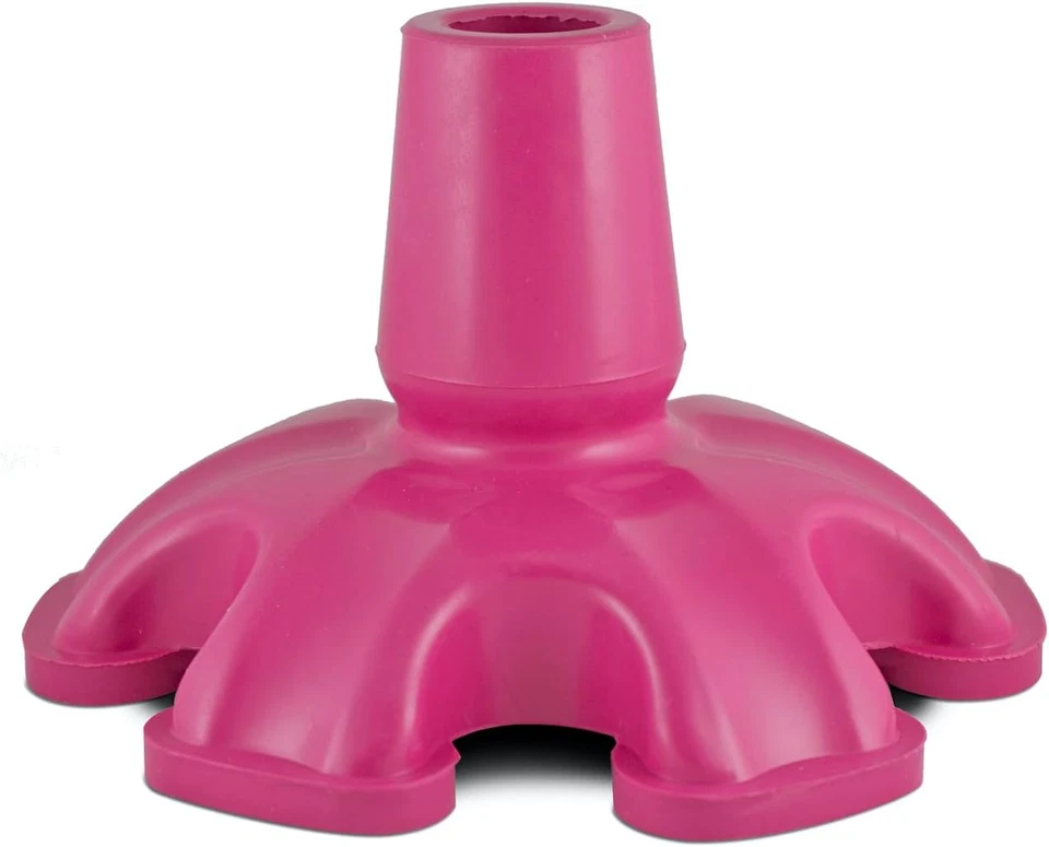 Essential Medical Supply Super Big Foot Self Standing Replacement Cane Tip in Pi