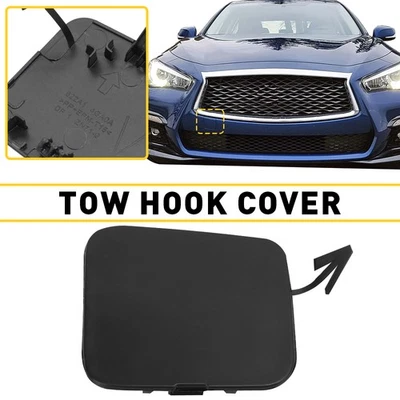 Tapa de cubierta de gancho de parachoques delantero para Infiniti Q50 2014 15 16 2017 622A1-4GA0A Foto 1 de 4