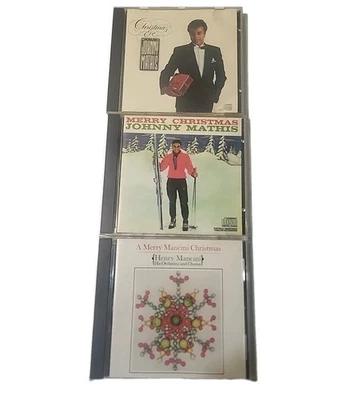 Jonny Mathis & Henry Mancini Christmas CD Lot of 3. Christmas Music Holiday Foto 1 de 4