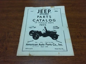 Catálogo de piezas de repuesto Jeep 1975 popular al por mayor Willys pedido por correo - Imagen 1 de 8
