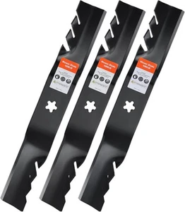 Z254 54 inch Mower Blades for Hus qvarna LGT2654 Z254F MZ54 YTH24V54 black - Picture 1 of 9