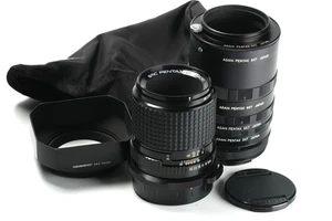 Asahi Pentax SMC Pentax 67 Macro 4/135 Nr. 8697479, Zwischenrin 1+2+3, Umkehrr - Bild 1 von 17