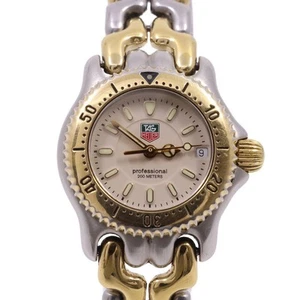 Orologio al quarzo TAG Heuer S/el quadrante avorio bicolore WG1421 - Foto 1 di 9