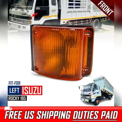 Luz de lámpara de esquina lateral superior izquierda para Isuzu Forward FTR FVR FRR 195 1991-1994 Foto 1 de 4