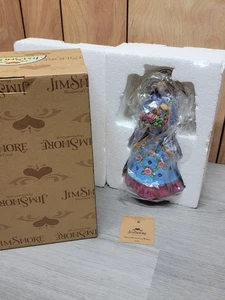 Jim Shore Heartwood Creek Ángel con Flores en Vidrio 4047070 Nuevo Raro P - Imagen 1 de 4