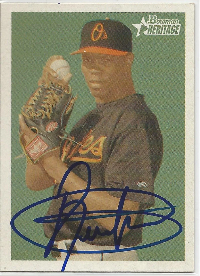 RADHAMES LIZ Autographed Signed 2006 Bowman Heritage card Baltimore Orioles COA - Image 1 of 1