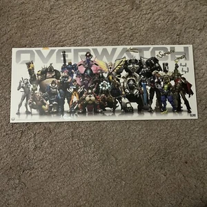 OVERWATCH Poster from 2014 Blizzcon Signed by Dev team - Picture 1 of 19