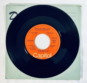The Beatles (Ob-La-Di, Ob-La-Da/Julia) 7" [Capitol Orange, 1976 Canada] VG+ - Picture 1 of 12