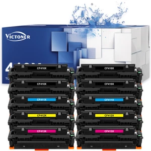 Kaseta z tonerem 10 szt kompatybilna z HP CF410X 410X Color LaserJet M452dn M452dw - Zdjęcie 1 z 8