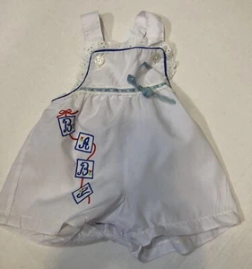 Vintage girls jumper with ruffles 0-3 monthes  - Picture 1 of 8