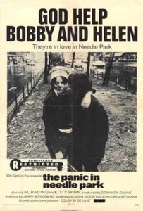 394944 THE PANIC IN NEEDLE PARK Movie Al Pacino Kitty Winn WALL PRINT POSTER US - Picture 1 of 7