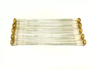 Glass Test Tube No S&K 1/2-37-G-10 (Lot of 5) - Imagen 1 de 6