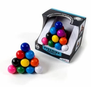610094 PYRAMINX MARBLE MEFFERT'S PYRAMID PUZZLE WITH A TWIST AGES 7+ - Foto 1 di 5