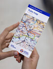 TWO PACK! November 2022 London Underground Tube Map NEW Elizabeth Line 1ST CLASS