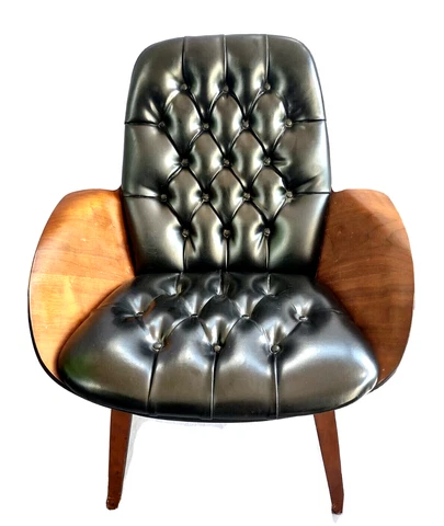 1960s Plycraft Mrs. Chair by George Mulhauser, Original Condition not refinished Cover