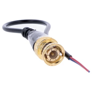 Conector BNC Macho con Cable Electrosoldables Audio Video CCTV Negro v598 - Imagen 1 de 4