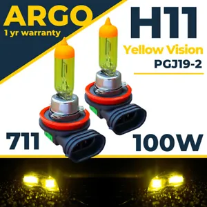 Fits Ford Focus MK2 Xenon Yellow Gold 2004-2010 Hid Front Fog Light Lamp Bulbs - Picture 1 of 5