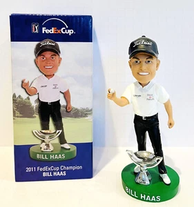 Bill Haas 2011 PGA FedEx Champion Trophy Titleist Peter Millar Bobblehead SGA - Picture 1 of 2