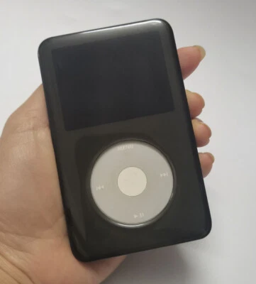 Black Clear Plastic Cover Case For Apple iPod  Classic 80/120/160GB -10.5mm Thin - Image 1 of 4