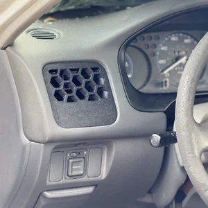 VENTILACIÓN HEXAGONAL EK Civic lado del conductor SOLO texturizado 96-00 Honda EM1 - Imagen 1 de 4