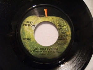 Menge 3 BILLY PRESTON ALL THAT I'VE GOT APPLE 1817 Lbel Var.1 SCRANTON PRESSE - Bild 1 von 2