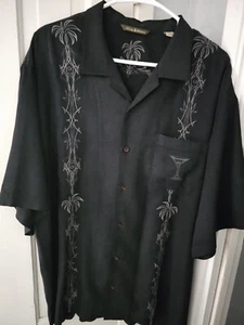 TOMMY BAHAMA MEN'S  BUTTON DOWN SHIRT..SILK.. NEAR MINT CONDITION..SIZE XL - Picture 1 of 5