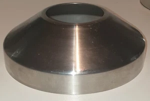 1 Stück: Schwimmbadleiterabdeckung Rosette Rohrabdeckung in V4A - Bild 1 von 2