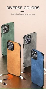 Luxury Lambskin Leather Phone Case for iPhone 16, 16 PLUS, 16 PRO, 16 PRO MAX - Zdjęcie 1 z 7
