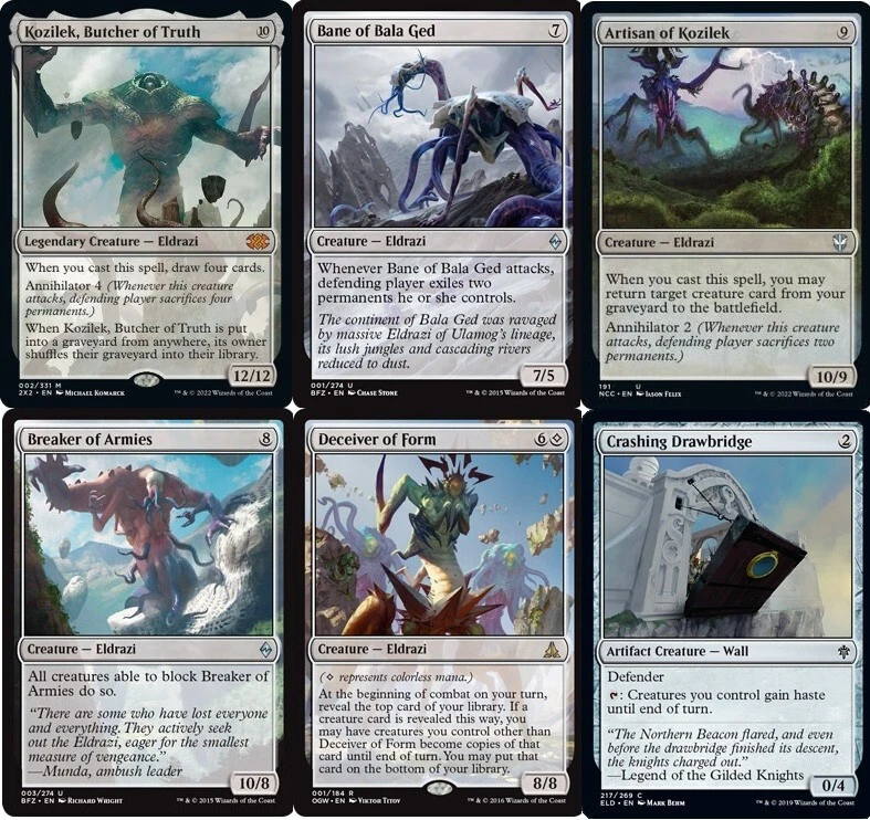 Custom Commander Deck - Kozilek, Butcher of Truth - Eldrazi - EDH MTG Magic - NM - Image 1 of 1