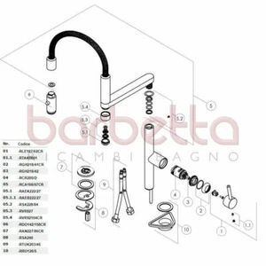 RICAMBIO LEVA MONOCOMANDO SERIE MOVE VERSIONE CON MOLLA CROMO NOBILI RLE187/62CR - Bild 1 von 1