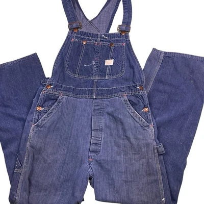 Mono vaquero Big Mac vintage años 70 hecho en EE. UU. lavado medio talla S Foto 1 de 4