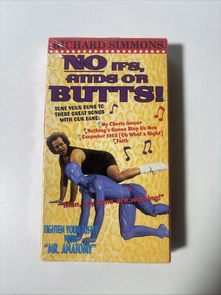 No Ifs, Ands Or Butts! VHS Richard Simmons - BRAND NEW - Foto 1 de 4