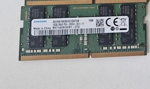 Samsung 16GB DDR4 SDRAM 2Rx8 PC4-2666V-SE1-11 M471A2K43CB1-CTD, Laptop-RAM - Bild 1 von 1