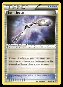 2016 Light Played Pokemon Bent Spoon 093/124 Fates Collide English - Picture 1 of 2