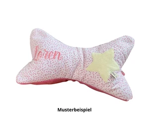 Personalisierter Leseknochen  3 Stoff Mix Design Nackenkissen m Reißverschluss - Bild 1 von 24