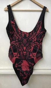 Killstar Beach Beast One-Piece Red Black Swimsuit Size XL - Picture 1 of 3