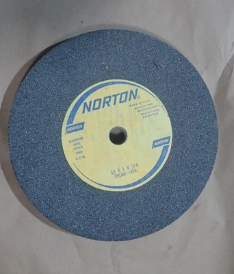 Norton 10x1x3/4" Grinding Wheel NEW! 10 Available! Made In USA - Image 1 of 4
