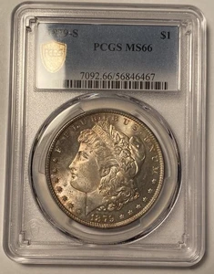 1879-S Morgan Silver Dollar PCGS MS66 - Picture 1 of 4