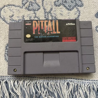 Pitfall The Mayan Adventure Nintendo SNES Cartridge Only - Image 1 of 2