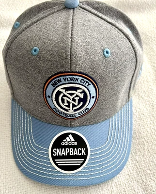 NYCFC GORRA DE FÚTBOL ADIDAS LG/XL GORRA SNAPBACK MLS CUP SOCCER YANKEE STADIUM Foto 1 de 4