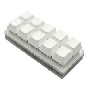 New 10-Key Programmable Keyboard W/ Cable Macro keypad For Windows Linux Android - Picture 1 of 5