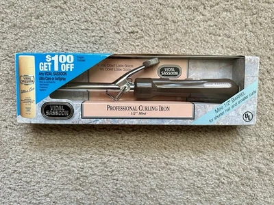 Vintage Vidal Sassoon Professional Curling Iron 1/2” Mini Model VS103 - Image 1 of 4