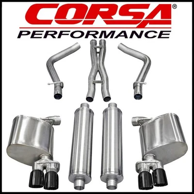 Corsa Xtreme 2.5" Cat-Back Exhaust System fits 2011-14 Dodge Charger R/T 5.7L V8 - Image 1 of 4